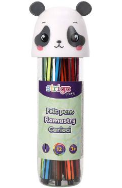 Imaginea produsului 'Set 12 carioci lavabile: Panda'