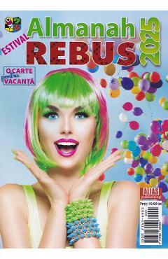 Coperta cărții 'Almanah Rebus estival 2025'
