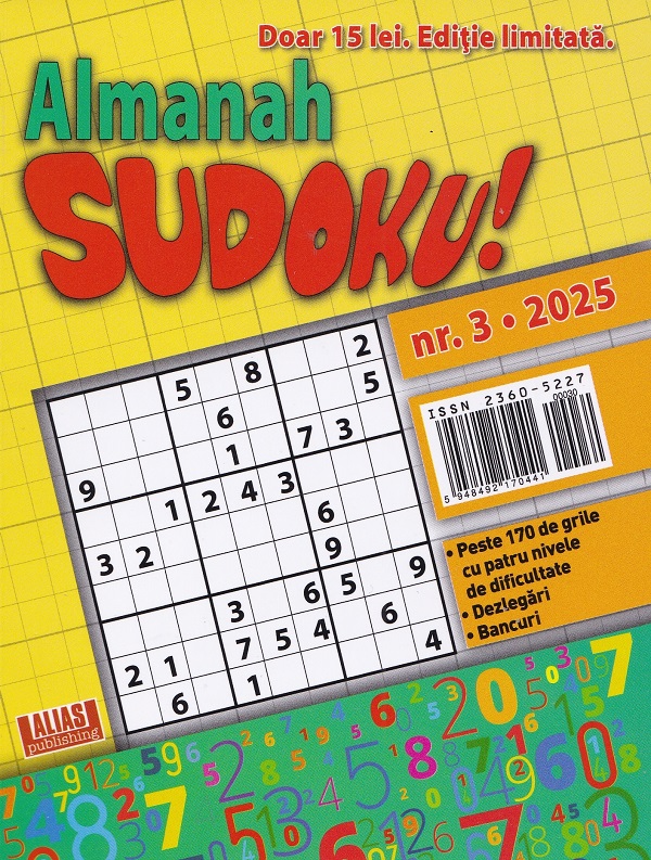 Almanah Sudoku! Nr.3 din 2025