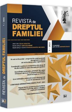 Poza produsului Revista de Dreptul Familiei Nr.1/2025
