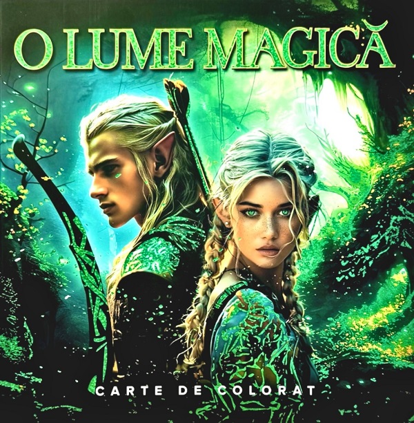O lume magica. Carte de colorat