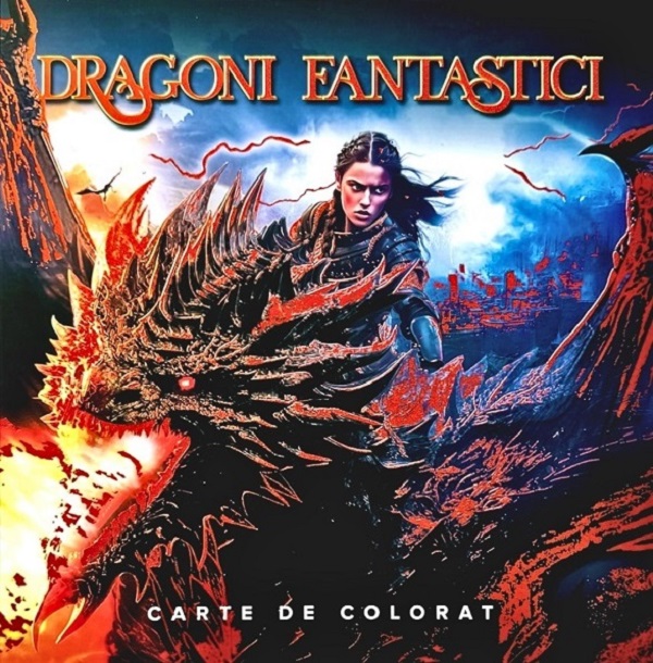 Dragoni fantastici. Carte de colorat