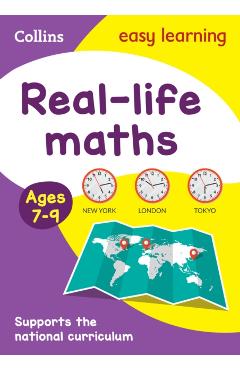 Coperta cărții 'Real-life maths Activity Book Ages 7-9 -'