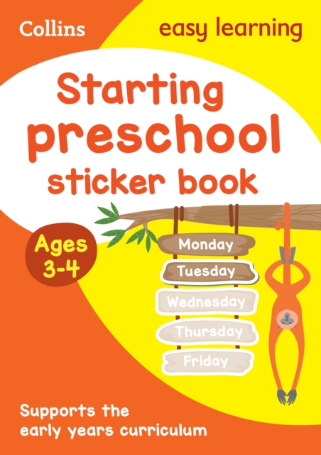Starting preschool Sticker Book Ages 3-4 - 