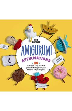 Coperta cărții 'Amigurumi Affirmations - Lee Sartori'