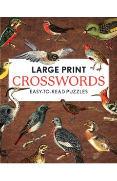 Coperta cărții 'Large Print Crosswords -'