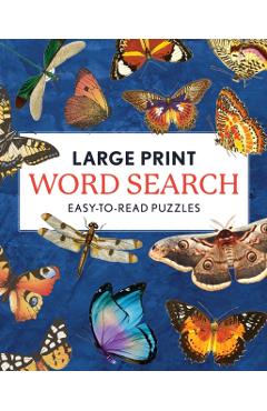 Coperta cărții 'Large Print Word Search -'