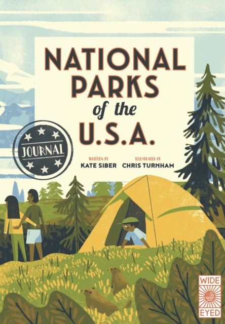 Coperta cărții 'National Parks of the USA Journal - Kate Siber'