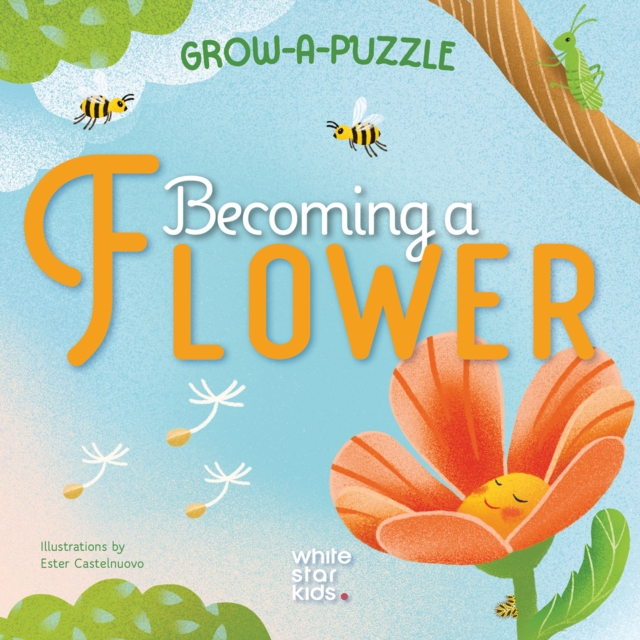 Coperta cărții 'Becoming A Flower: Grow-a-Puzzle -'