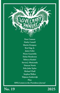 Poza produsului Lovecraft Annual No. 19 (2025) - S. T. Joshi