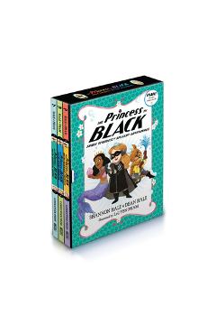 Coperta cărții 'The Princess in Black: Three Seriously Splashy Adventures - Shannon Hale'