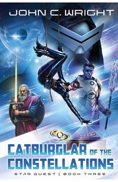Coperta cărții 'Starquest: Catburglar of the Constellations - John C. Wright'