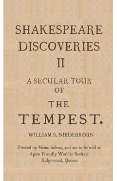 Coperta cărții 'Shakespeare Discoveries II: A Secular Tour of 