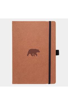 Coperta cărții 'Dingbats* Wildlife A4 Brown Bear Notebook - Squared -'