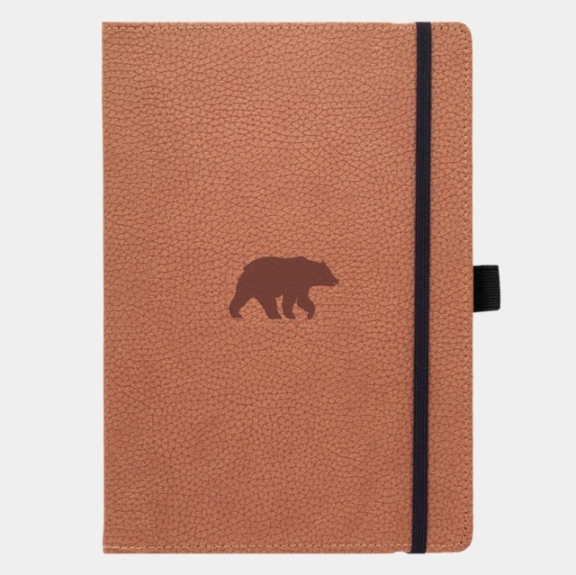 Dingbats* Wildlife A4 Brown Bear Notebook - Squared -