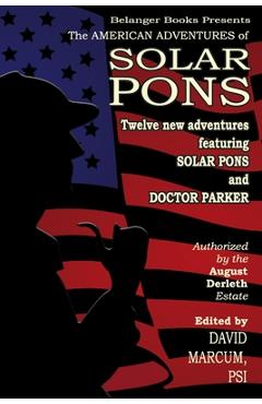 Coperta cărții 'The American Adventures of Solar Pons - Derrick Belanger'