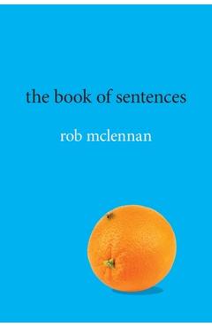 The Book of Sentences - Rob Mclennan