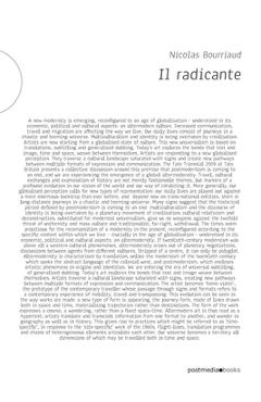 Coperta cărții 'Il radicante. Per un'estetica della globalizzazione - Yulia Shmeleva'