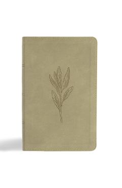 Coperta cărții 'KJV Single-Column Personal Size Bible, Sage Suedesoft Leathertouch -'
