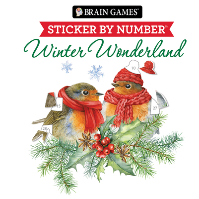 Brain Games - Sticker by Number: Winter Wonderland -