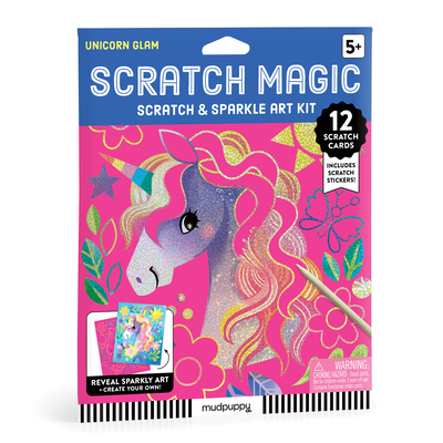 Unicorn Glam Scratch & Sparkle Art Activity Kit -