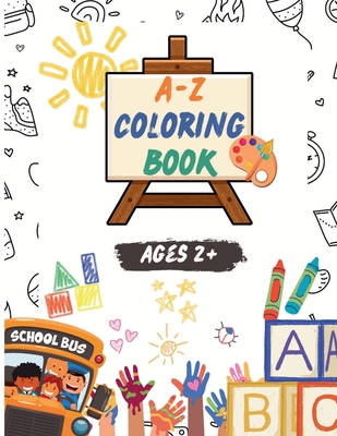 A-Z coloring book for Kids For Ages 2+ - Jaya's Little Hearts