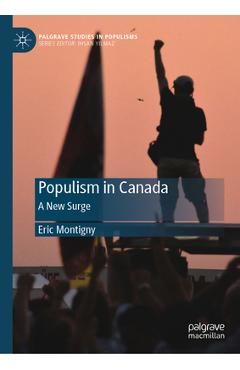 Coperta cărții 'Populism in Canada: A New Surge - Eric Montigny'