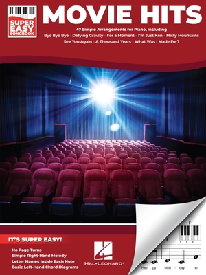 Movie Hits - Super Easy Songbook: 47 Film Favorites Arranged Simply for Piano - 