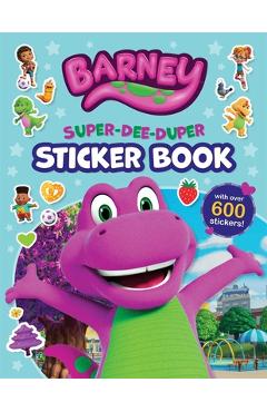 Coperta cărții 'Barney: Super-Dee-Duper Sticker Book -'