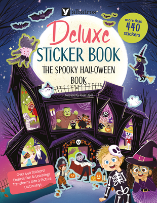 Deluxe Sticker Book: The Spooky Halloween Book - Jana Sedlackova