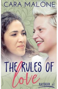 Coperta cărții 'The Rules of Love: A Lesbian Romance - Cara Malone'