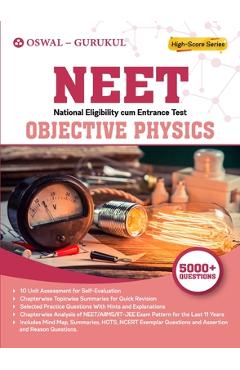 Coperta cărții 'Objective Physics: NEET Examination -'