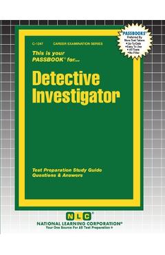 Coperta cărții 'Detective Investigator -'