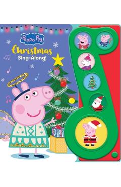 Poza produsului Peppa Pig: Christmas Sing-Along! Sound Book [With Battery] - 
