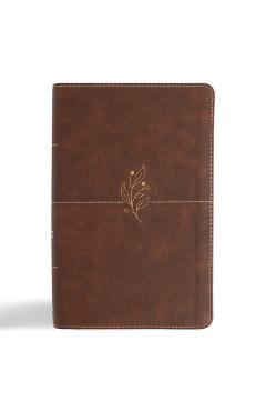 Poza produsului CSB Single-Column Personal Size Bible, Digital Study Edition, Brown Leathertouch - 