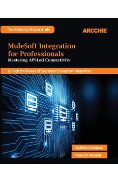 Coperta cărții 'MuleSoft Integration for Professionals: Mastering API-Led Connectivity - Radhika Atmakuri'