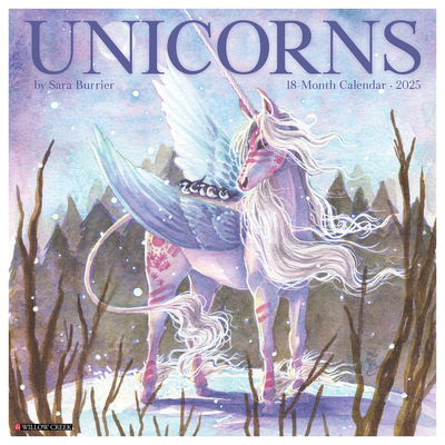 Unicorns by Sara Burrier (Art) 2026 12 X 12 Wall Calendar - Sara Burrier