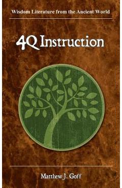 Coperta cărții '4QInstruction - Matthew J. Goff'