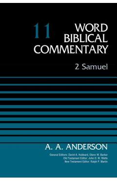 Coperta cărții '2 Samuel, Volume 11: 11 - Arnold A. Anderson'