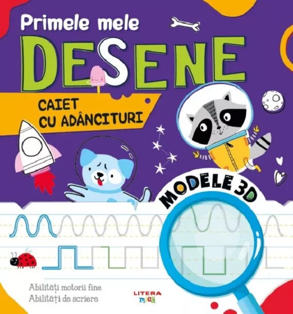 Primele mele desene. Caiet cu adancituri