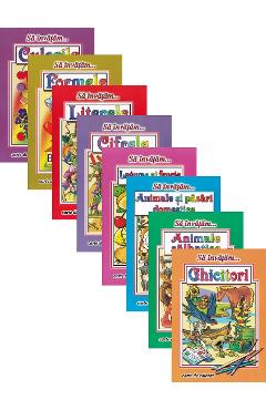 Poza produsului Pachet. Sa invatam... 8 carti de colorat