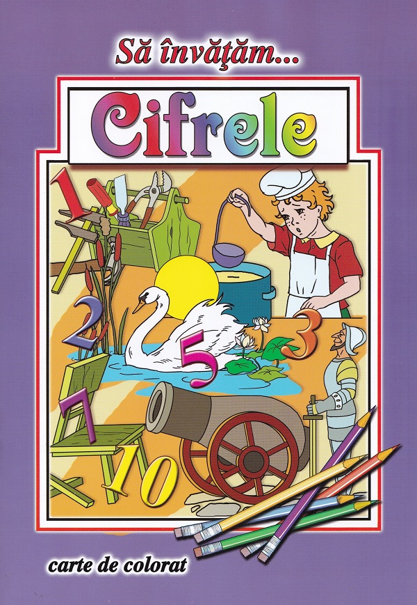 Pachet. Sa invatam... 8 carti de colorat