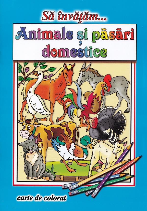 Pachet. Sa invatam... 8 carti de colorat