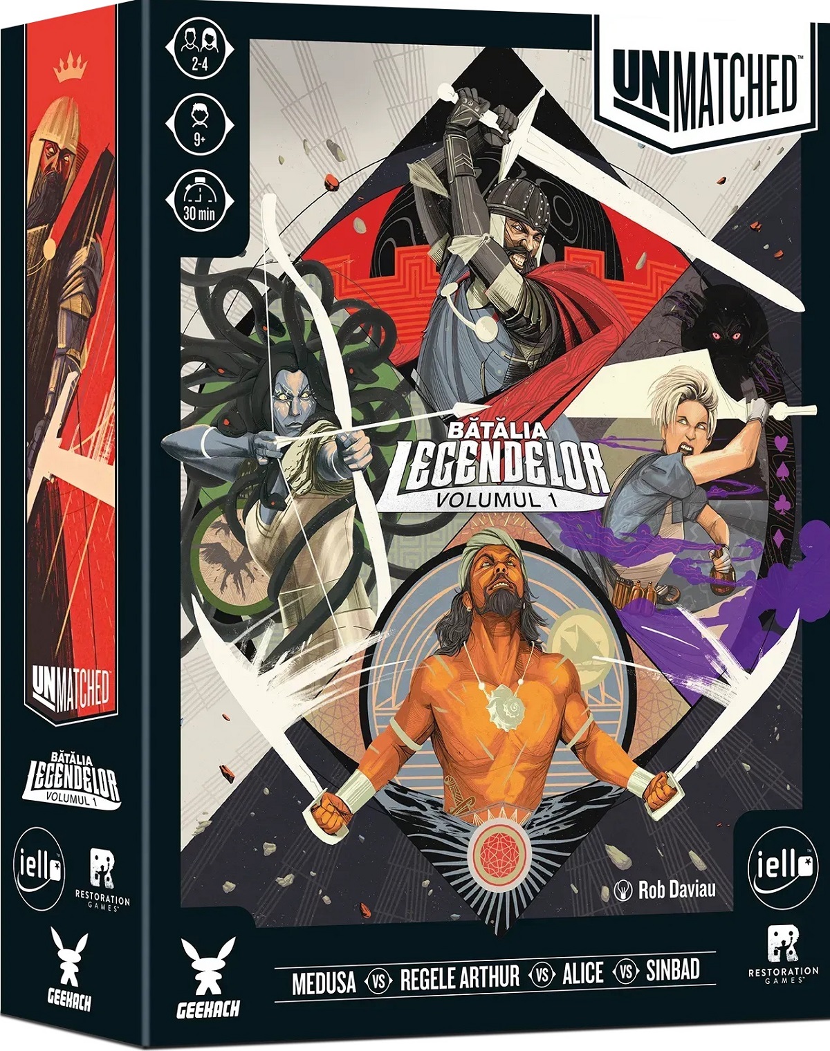 Joc de strategie: Unmatched. Batalia Legendelor Vol.1