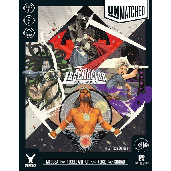 Joc de strategie: Unmatched. Batalia Legendelor Vol.1