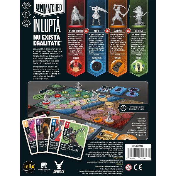 Joc de strategie: Unmatched. Batalia Legendelor Vol.1