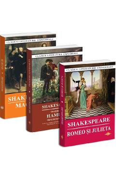 Poza produsului Pachet 3 carti: Macbeth + Romeo si Julieta + Tragedia lui Hamlet - William Shakespeare