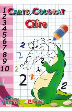 Coperta cărții 'Cifre. Carte de colorat'