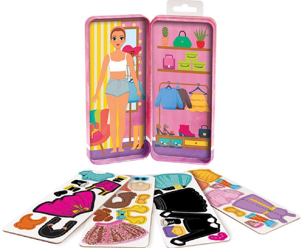 Cutie magnetica metalica: Happi Hobbi. Fashion Girl