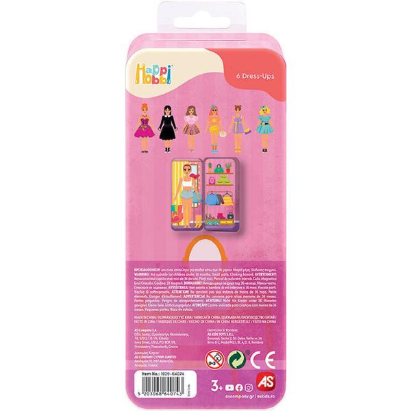 Cutie magnetica metalica: Happi Hobbi. Fashion Girl